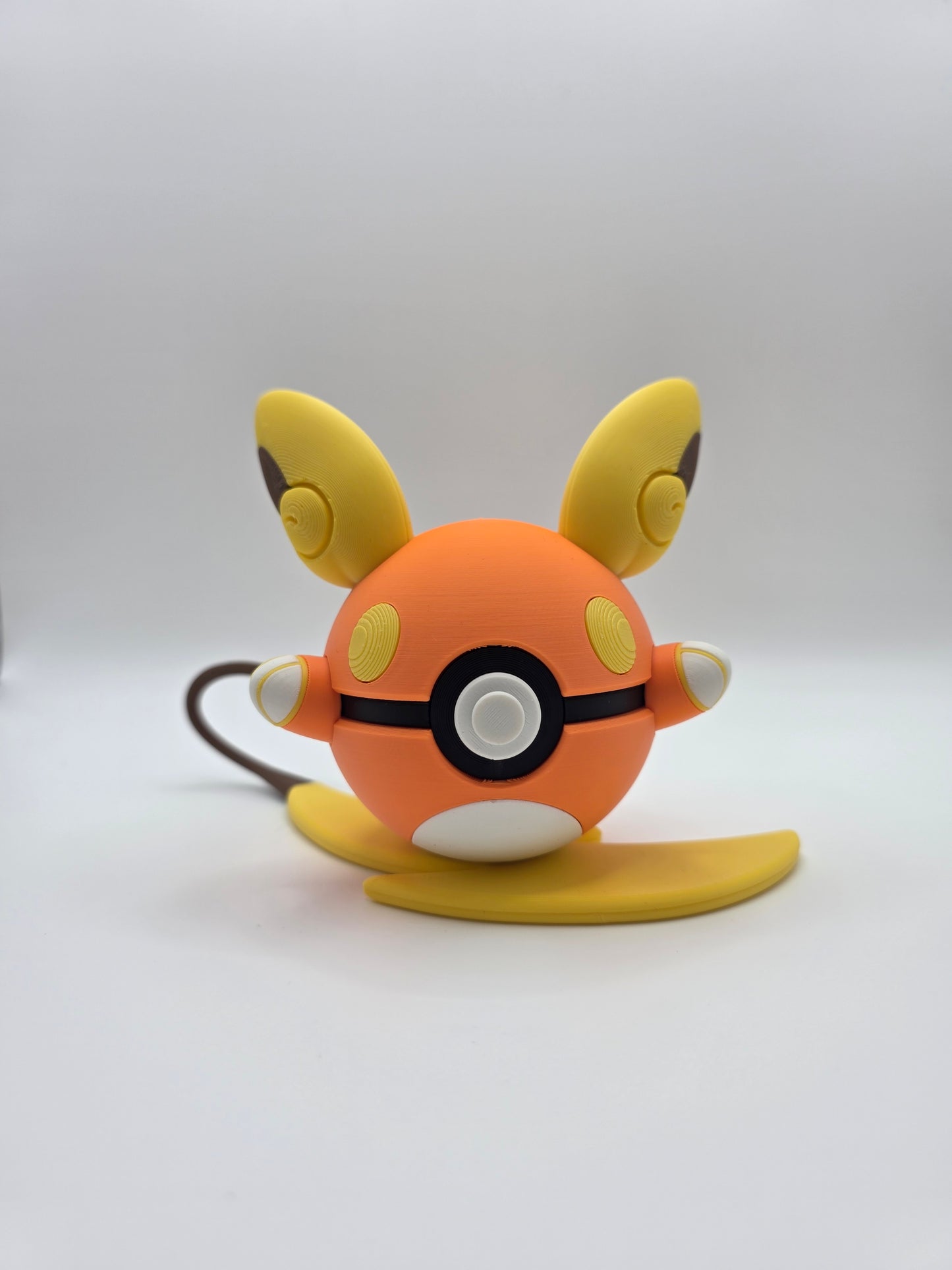 Character Design - 3D Printed Character Ball - Alolan Raichu - Unique Display Collectible.