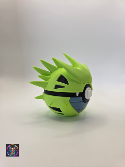 Character Design - 3D Printed Character Ball -Tyranitar - Unique Display Collectible.