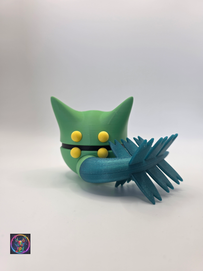 Character Design - 3D Printed Character Ball - Sceptile - Unique Display Collectible.