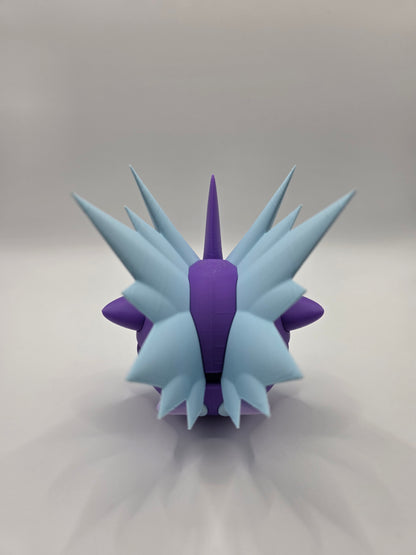 Character Design - 3D Printed Character Ball - Toxtricity Low Key Form- Unique Display Collectible.