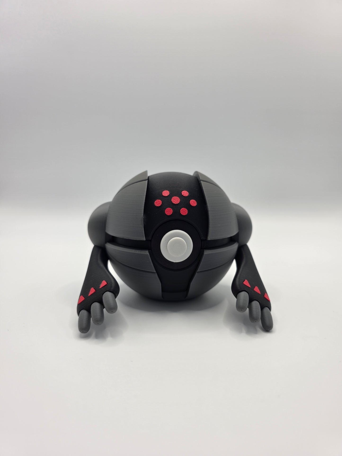 Character Design - 3D Printed Character Ball - Registeel - Unique Display Collectible.