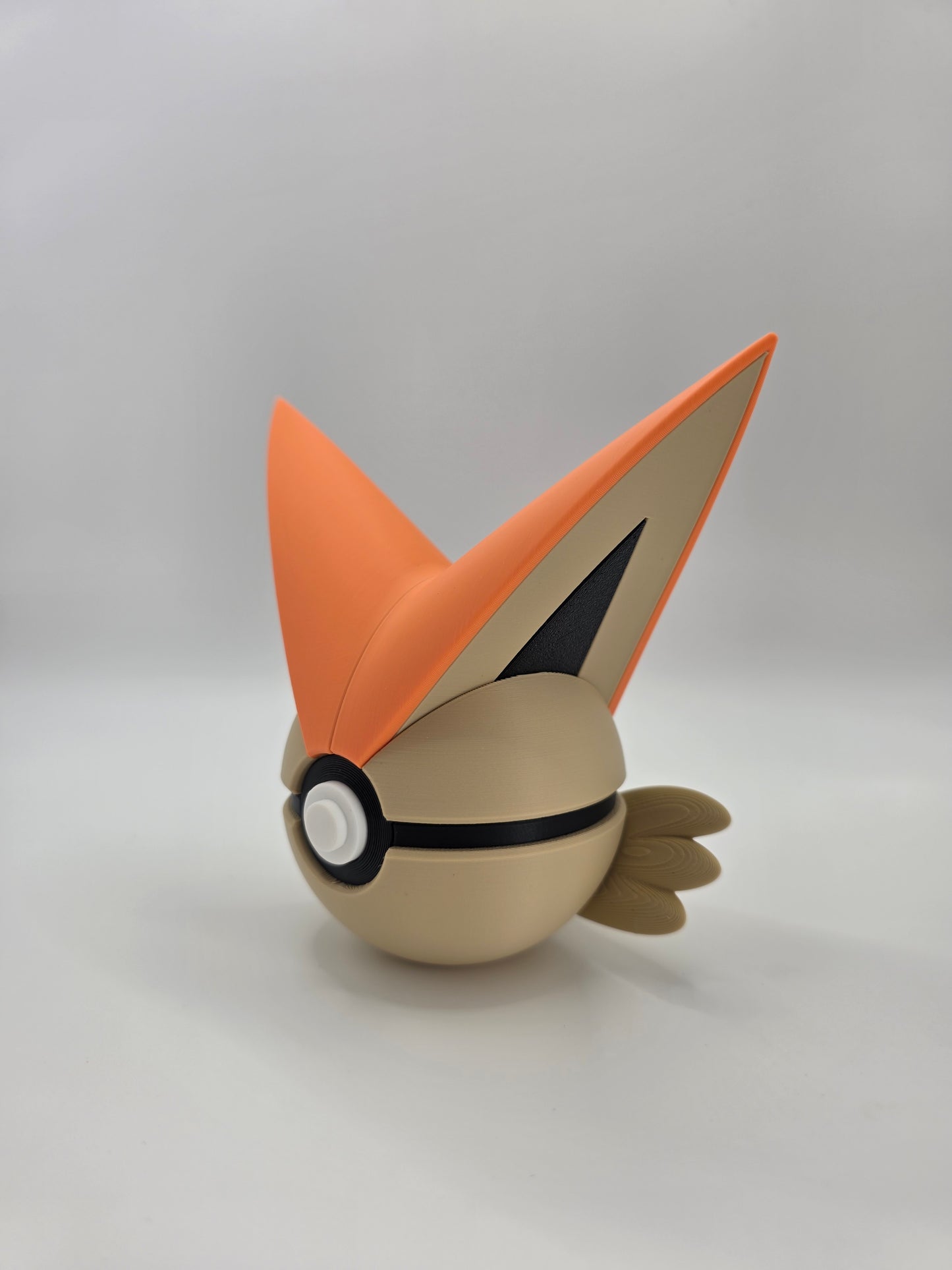 Character Design - 3D Printed Character Ball - Victini - Unique Display Collectible.