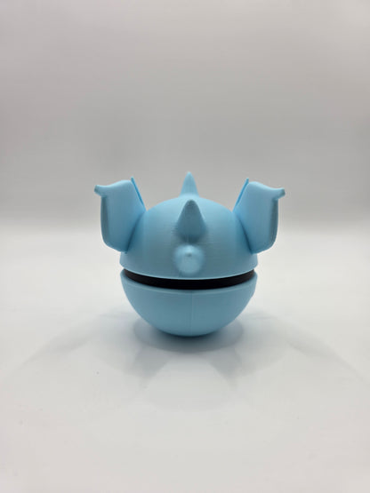 Character Design - 3D Printed Character Ball - Nidoran F - Unique Display Collectible.