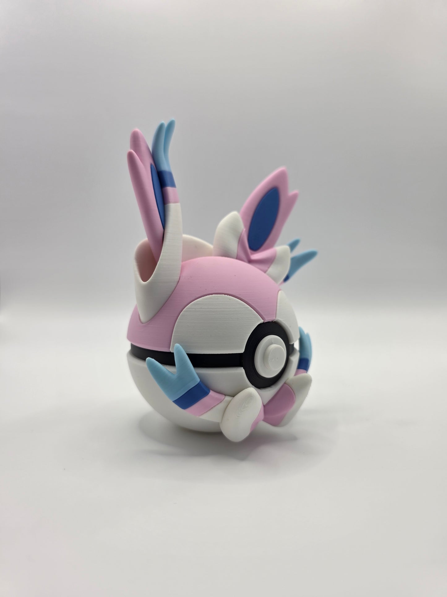 Character Design - 3D Printed Character Ball - Sylveon - Unique Display Collectible.