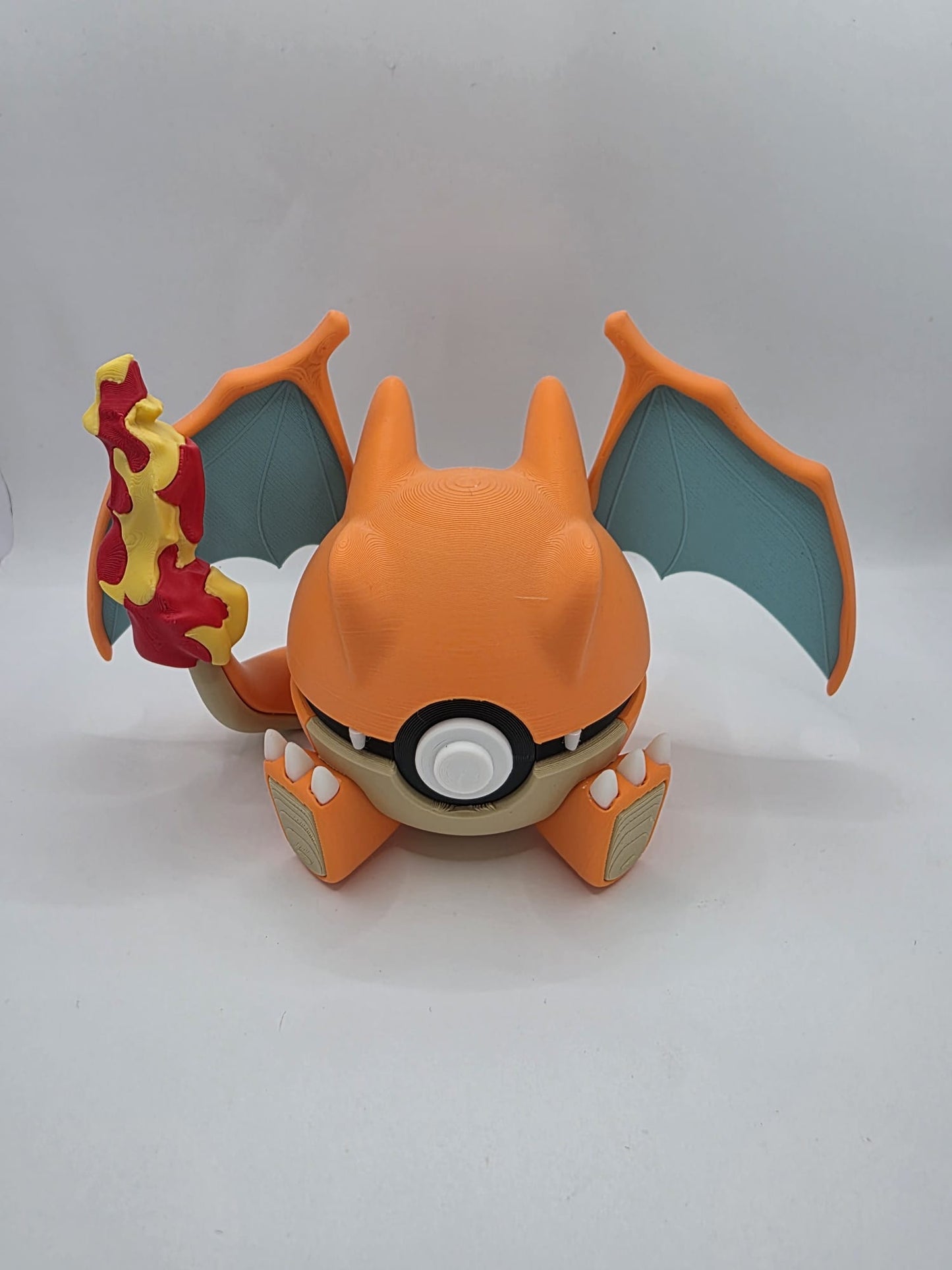 Pokemon Character Design - 3D Printed Pokeball - Charizard - Exclusive Display Collectible.