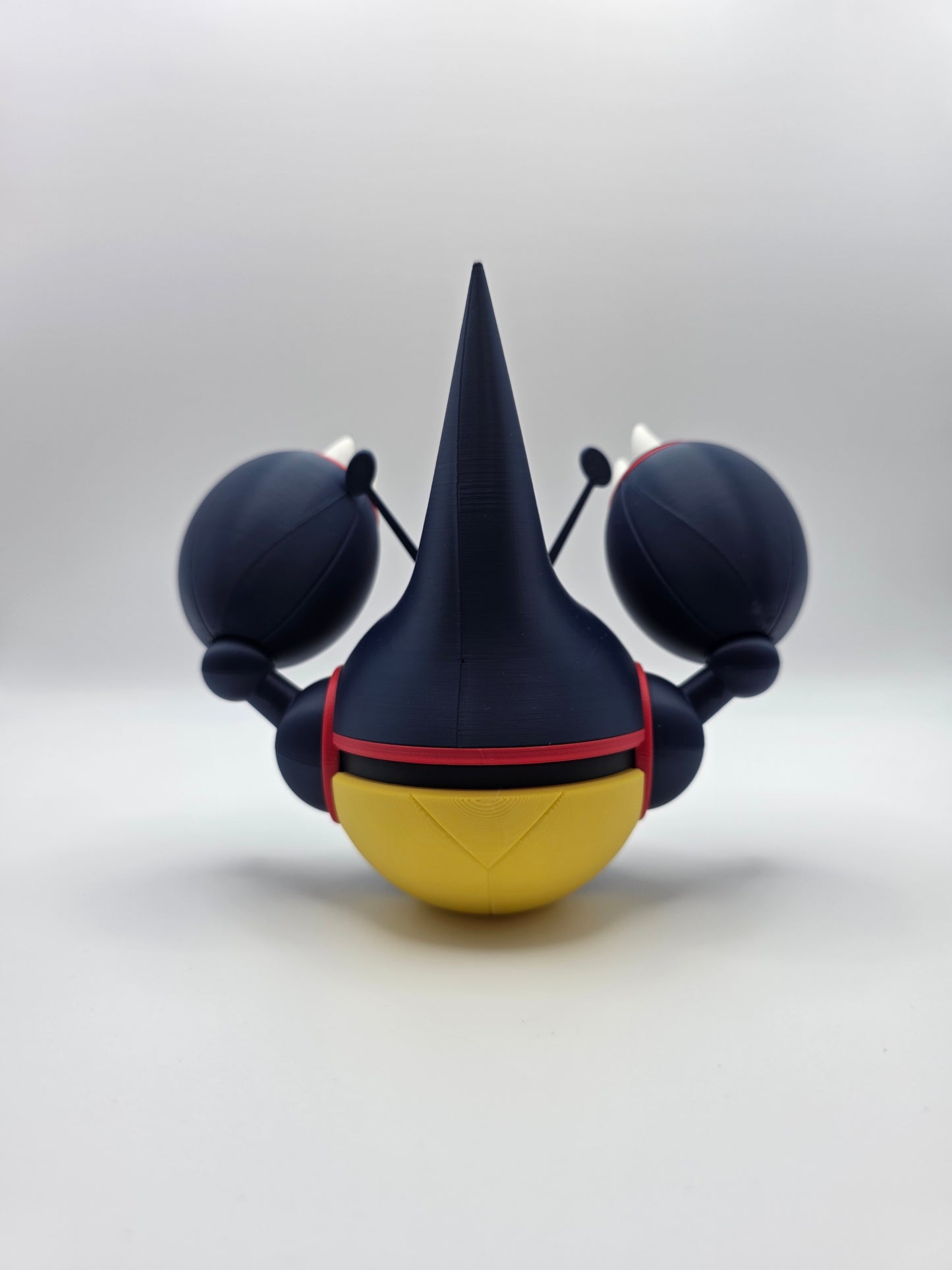 Character Design - 3D Printed Character Ball - Mega Heracross - Unique Display Collectible.