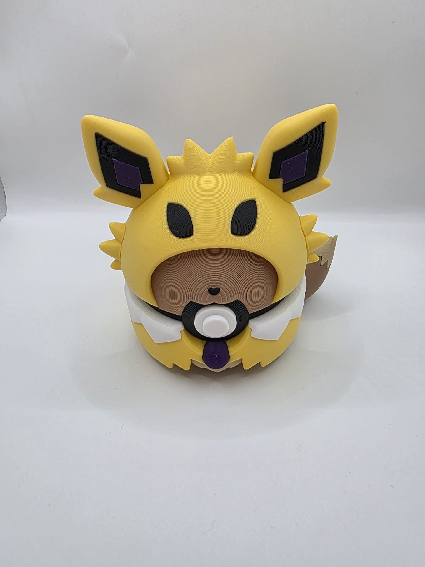 Pokemon Character Design - 3D Printed Pokeball - Eevee Poncho  - Exclusive Display Collectible.