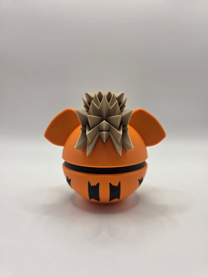 Character Design - 3D Printed Character Ball - Growlithe - Unique Display Collectible.
