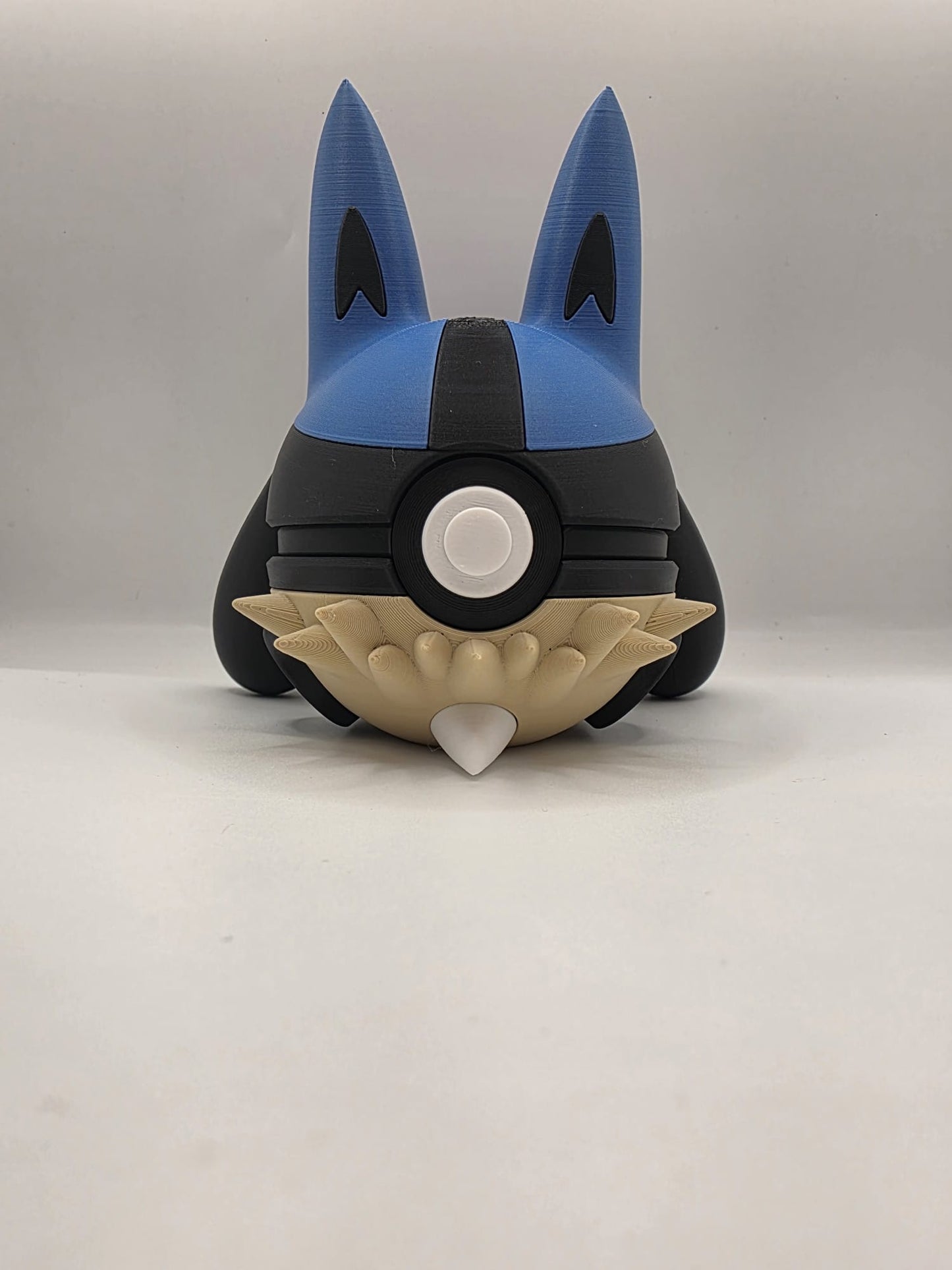 Pokemon Character Design - 3D Printed Pokeball - Lucario - Exclusive Display Collectible.