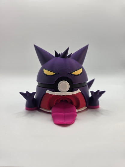 Character Design - 3D Printed Character Ball - Gigantamax Gengar - Unique Display Collectible.