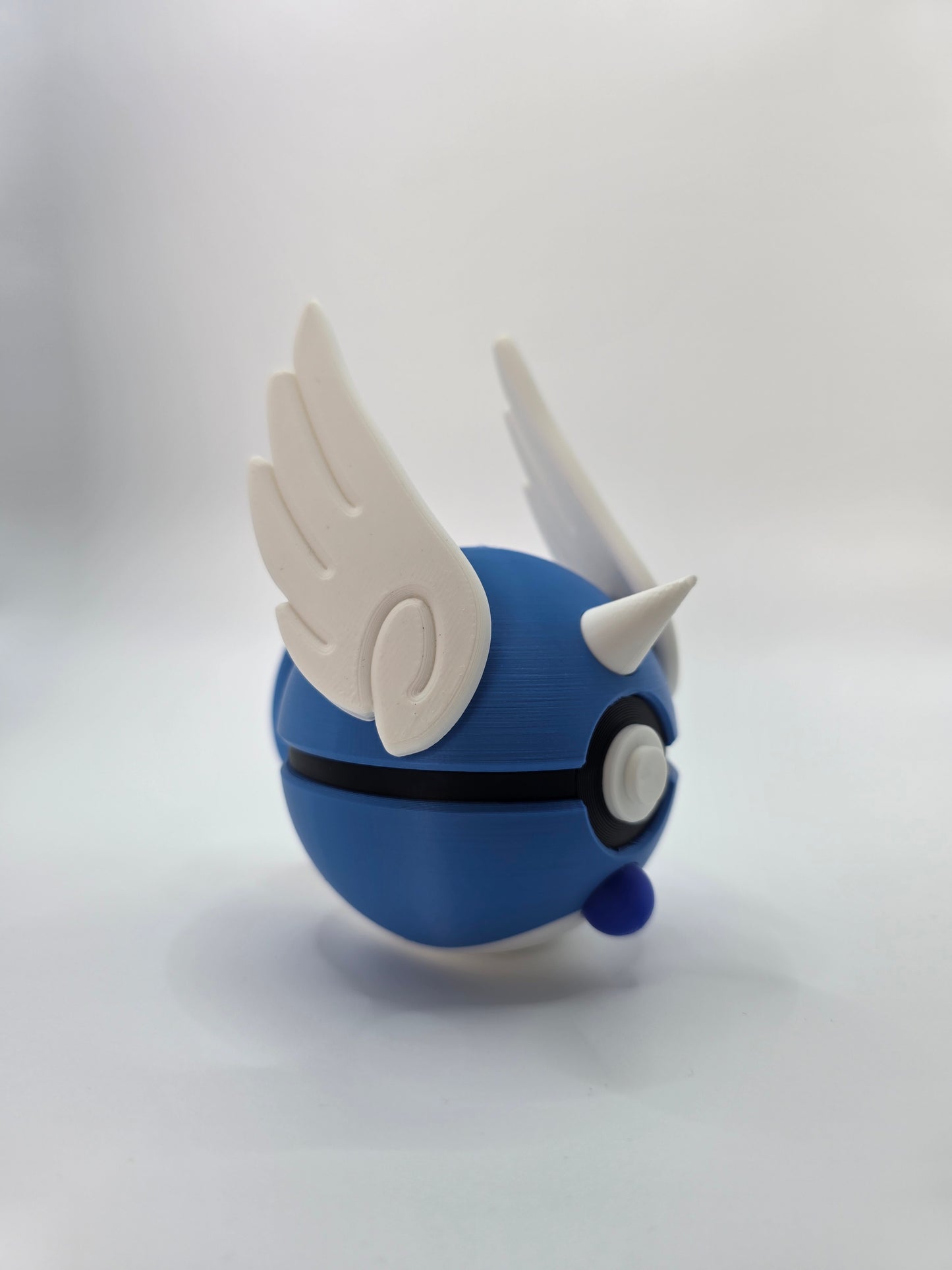 Character Design - 3D Printed Character Ball - Dragonair - Unique Display Collectible.