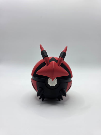 Character Design - 3D Printed Character Ball - Venipede - Unique Display Collectible.