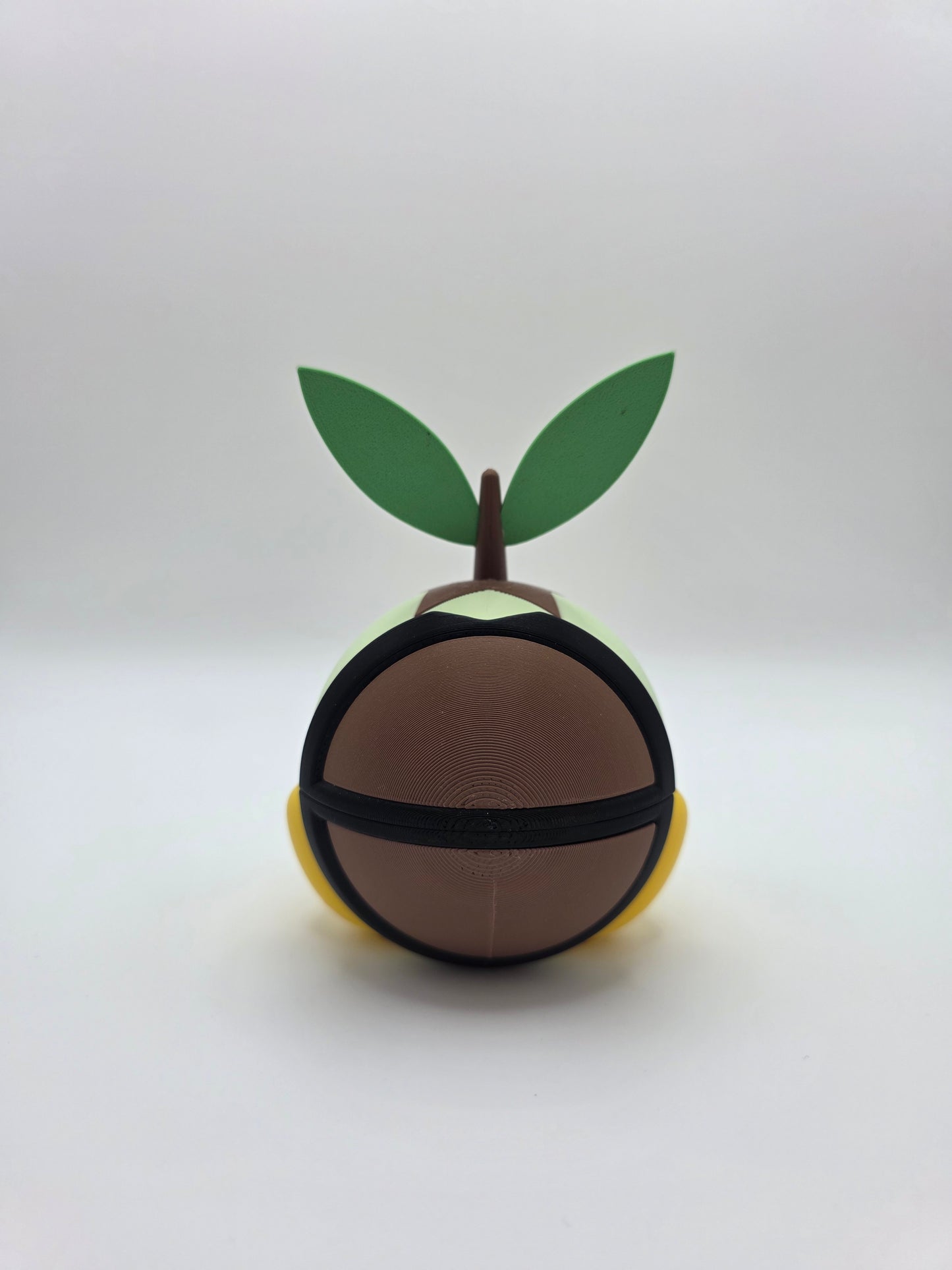 Character Design - 3D Printed Character Ball - Turtwig - Unique Display Collectible.