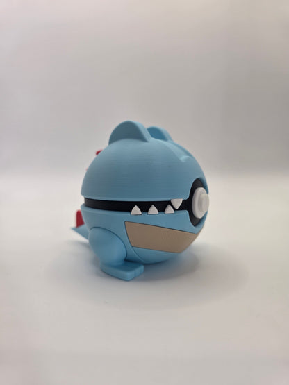 Character Design - 3D Printed Character Ball - Totodile - Unique Display Collectible.
