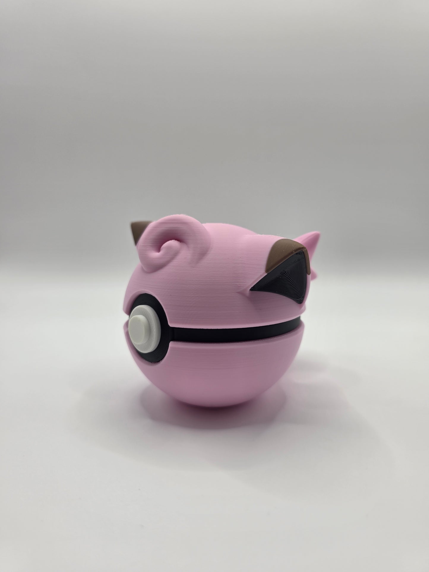 Character Design - 3D Printed Character Ball - Clefairy - Unique Display Collectible.