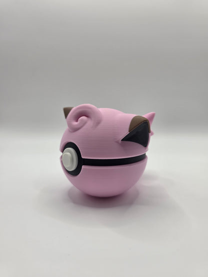 Character Design - 3D Printed Character Ball - Clefairy - Unique Display Collectible.
