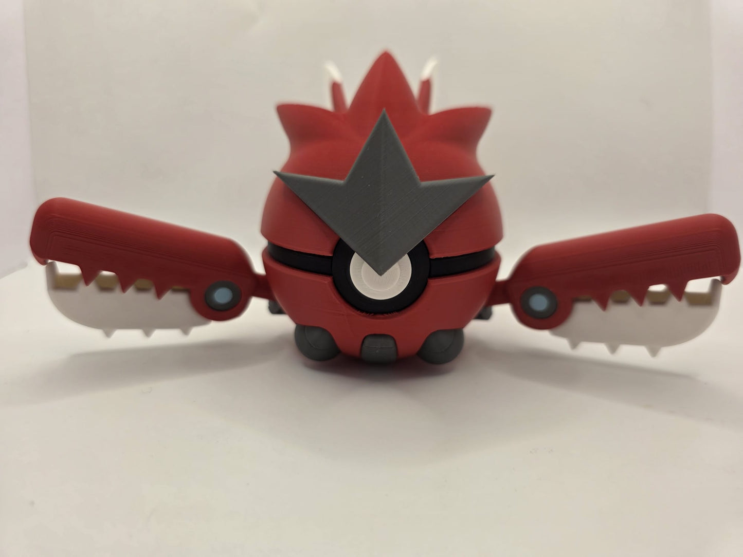 Pokemon Character Design - 3D Printed Pokeball - Mega Scizor - Exclusive Display Collectible.