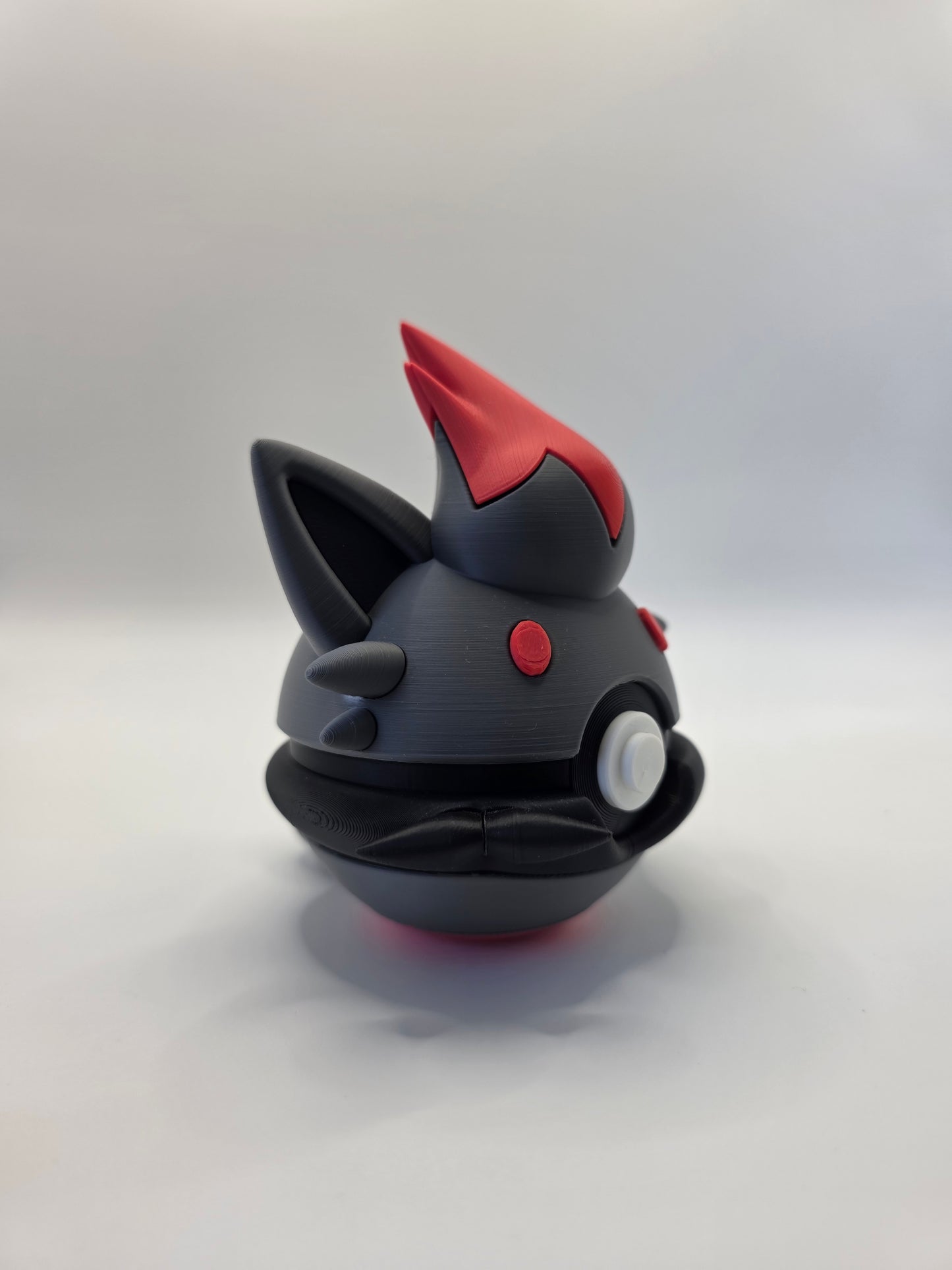Character Design - 3D Printed Character Ball - Zorua - Unique Display Collectible.