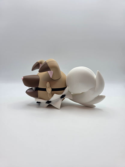 Character Design - 3D Printed Character Ball - Rockruff - Unique Display Collectible.