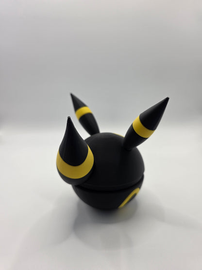 Character Design - 3D Printed Character Ball - Umbreon - Unique Display Collectible.