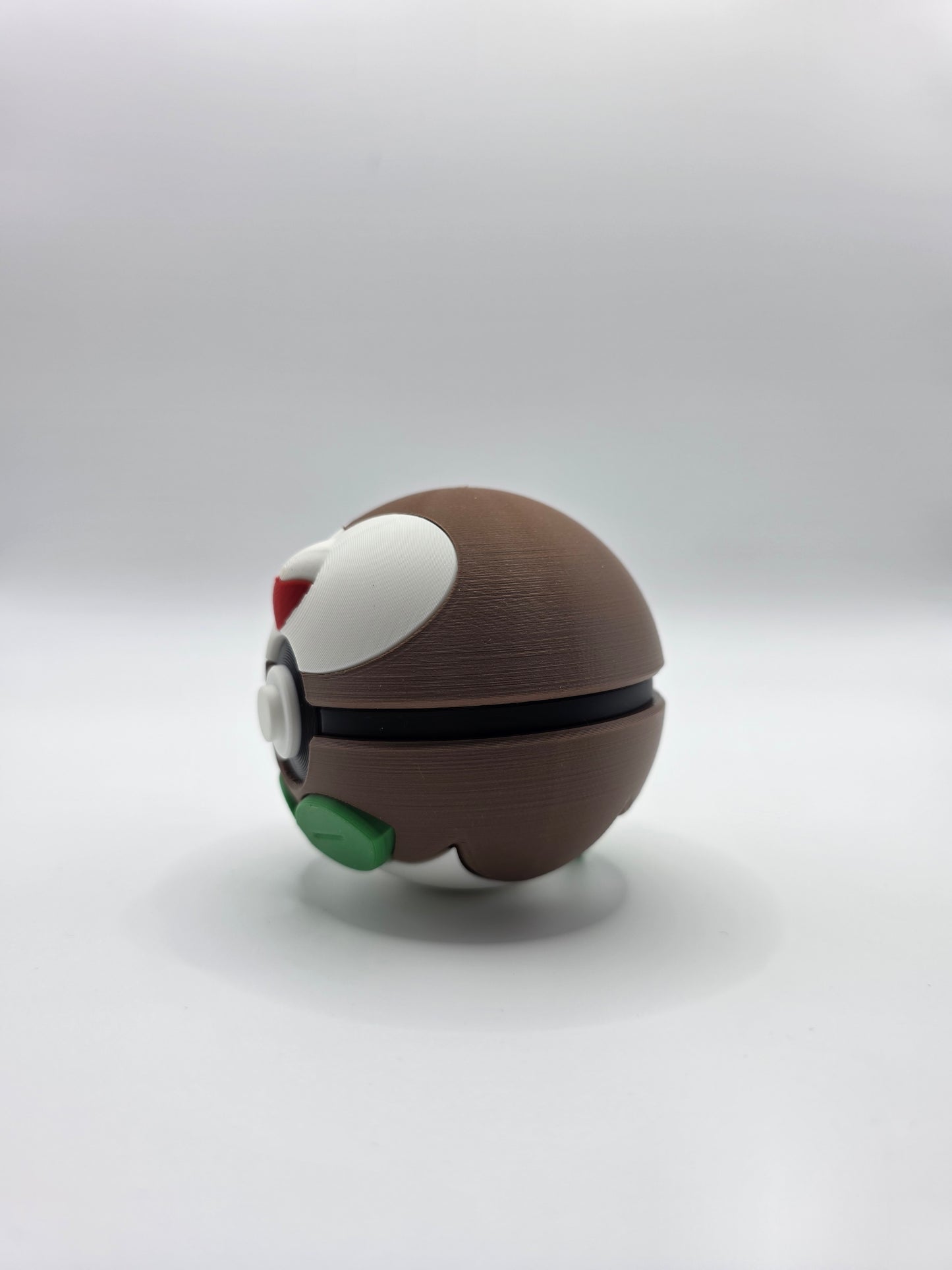 Character Design - 3D Printed Character Ball - Rowlet - Unique Display Collectible.