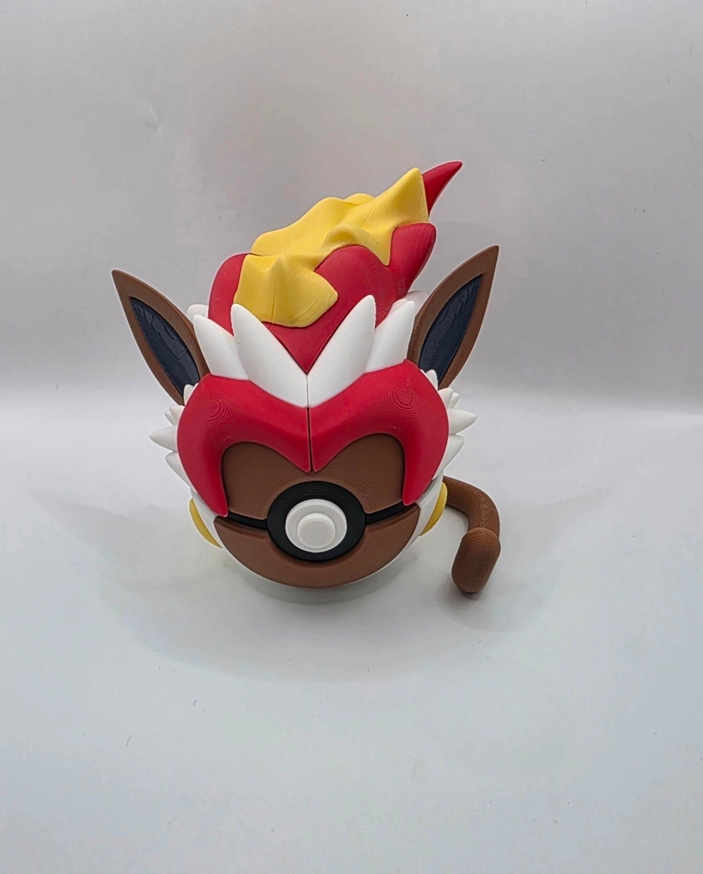 Pokemon Character Design - 3D Printed Pokeball - Invernape - Exclusive Display Collectible.