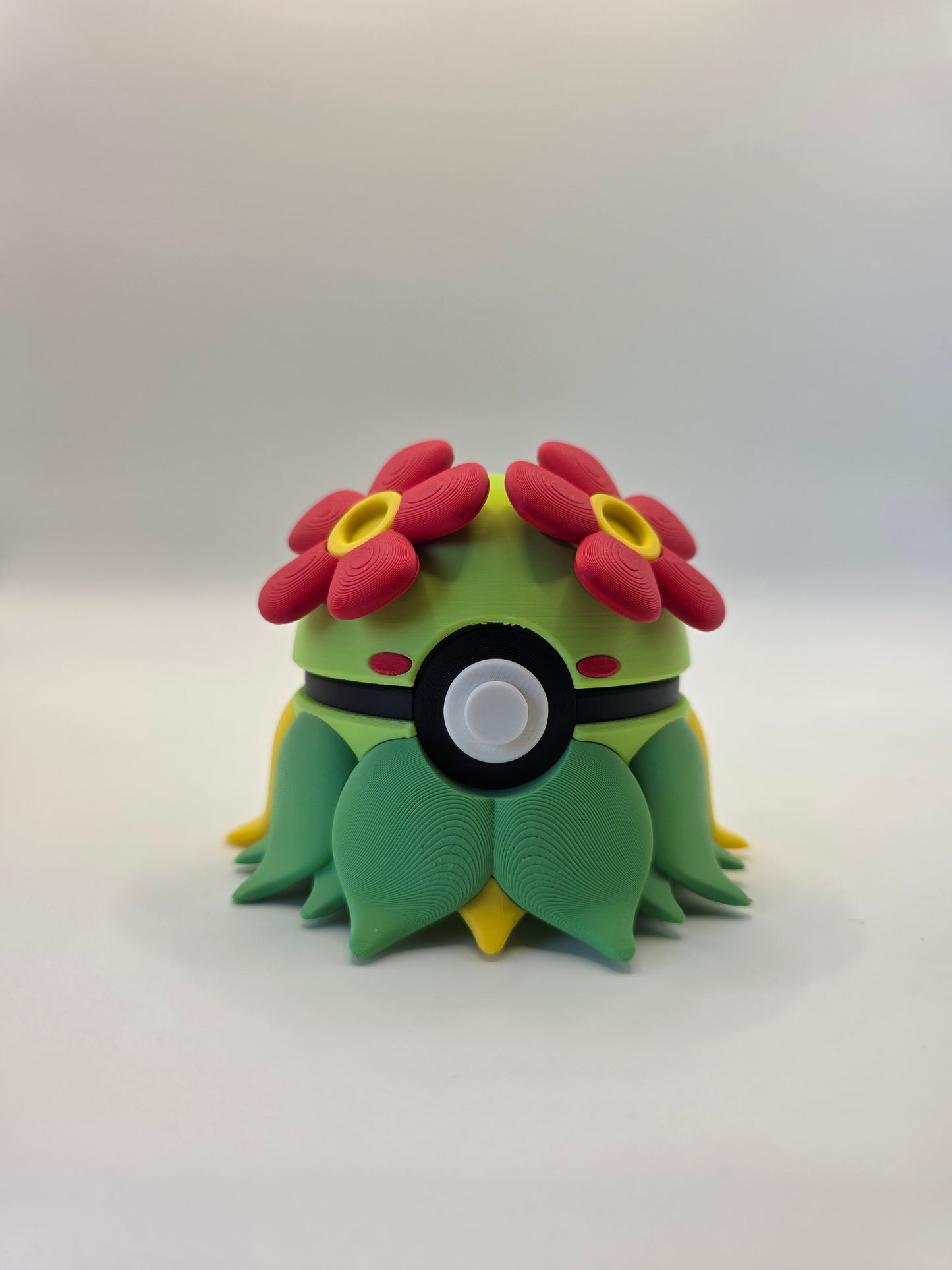 Character Design - 3D Printed Character Ball - Bellossom - Unique Display Collectible.