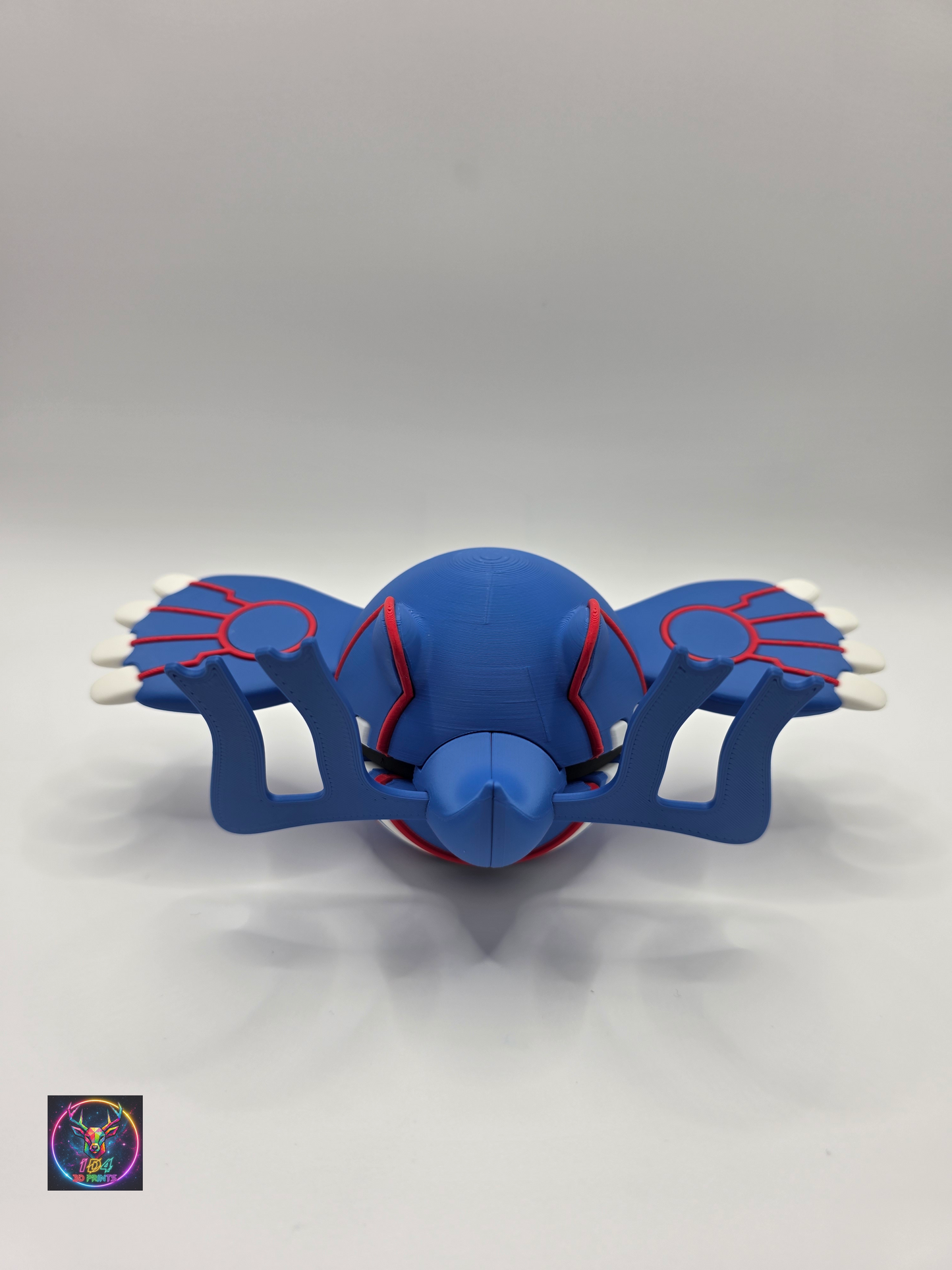 Character Design - 3D Printed Character Ball - Kyogre - Unique Display Collectible.