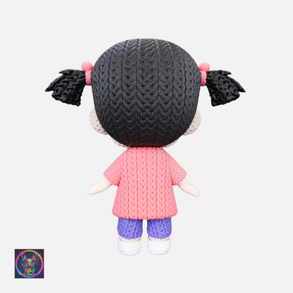 🧶Retro Knitted Closet Monster Buddies  - 3D Printed Closet Monster Collectible -