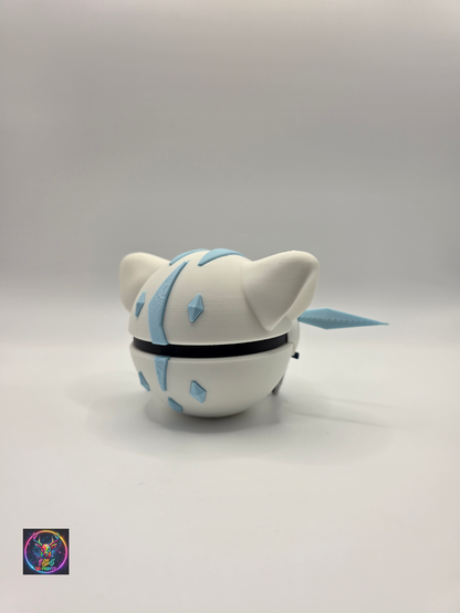 Character Design - 3D Printed Character Ball - Chien-Pao - Unique Display Collectible.