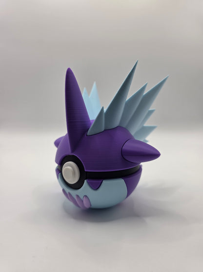 Character Design - 3D Printed Character Ball - Toxtricity Low Key Form- Unique Display Collectible.