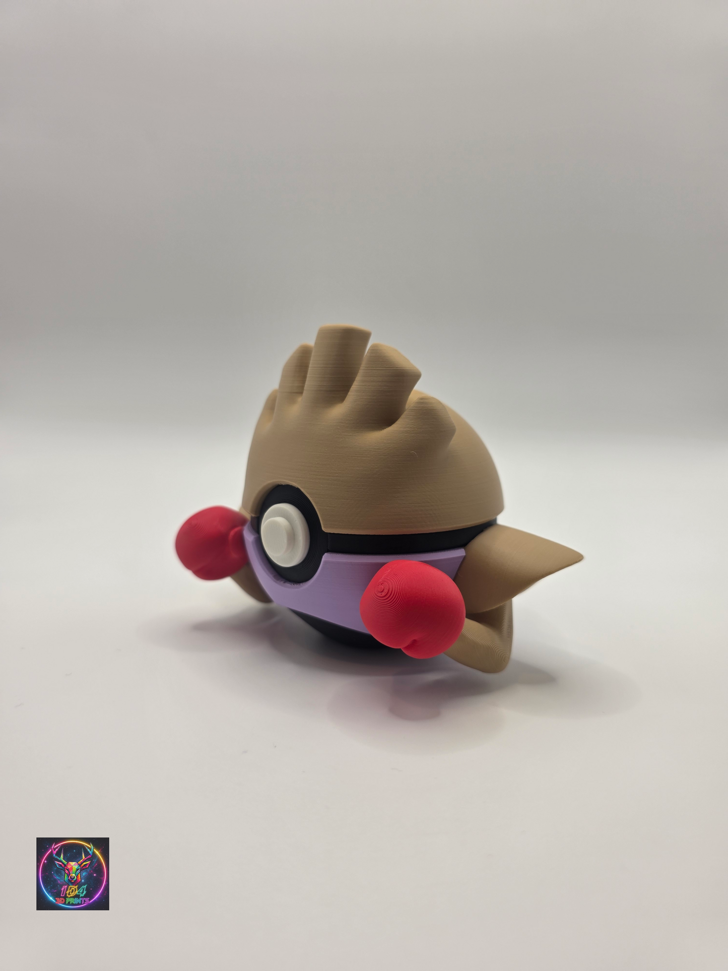Character Design - 3D Printed Character Ball - Hitmonchan - Unique Display Collectible.