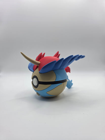 Character Design - 3D Printed Character Ball - Keldeo - Unique Display Collectible.