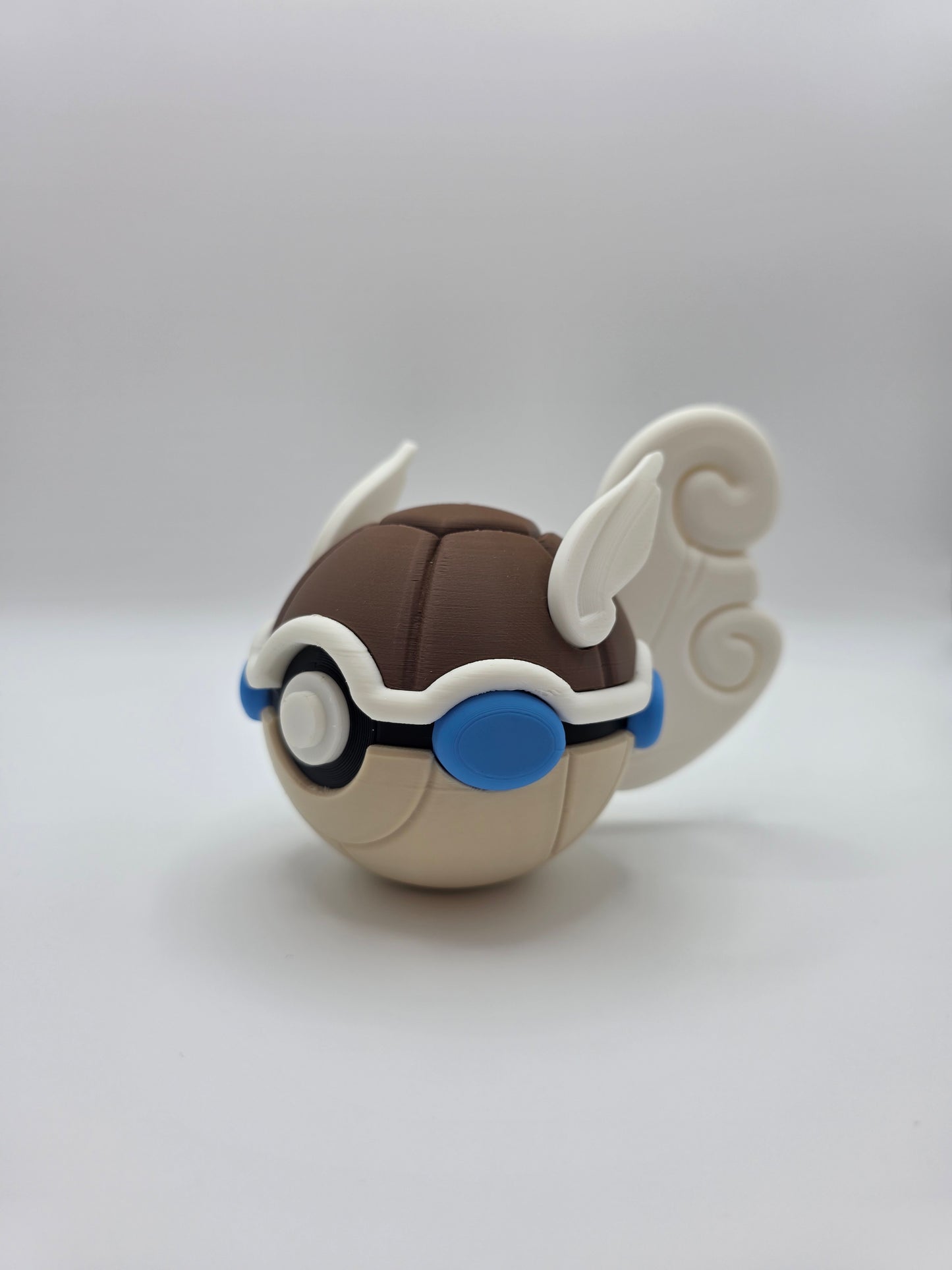 Character Design - 3D Printed Character Ball - Wartortle - Unique Display Collectible.