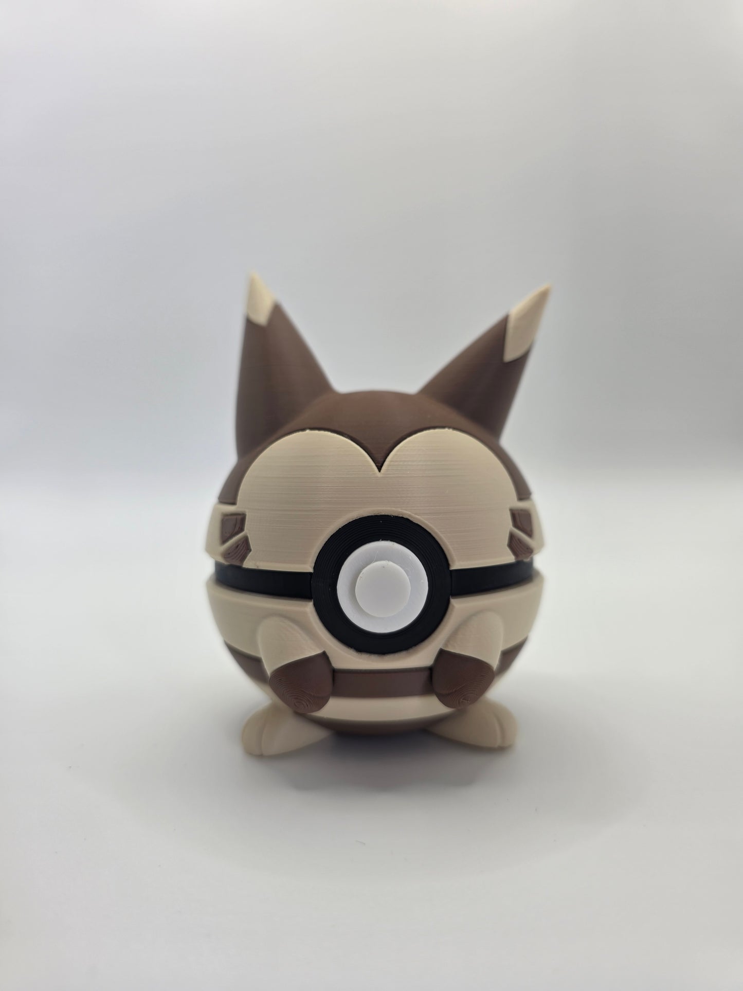 Character Design - 3D Printed Character Ball - Furret - Unique Display Collectible.