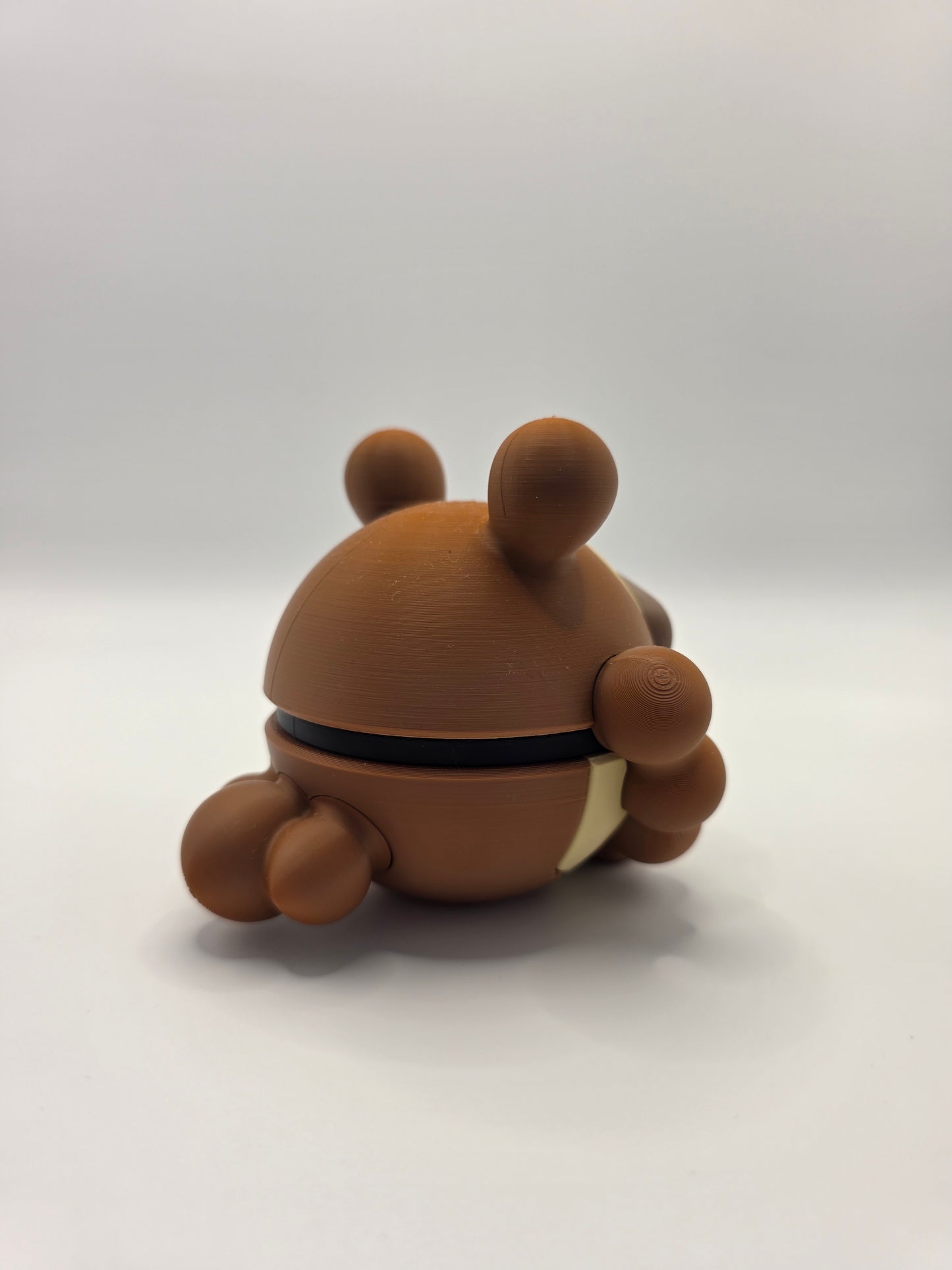 Character Design - 3D Printed Character Ball - Bidoof - Unique Display Collectible.