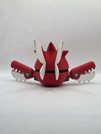 Character Design - 3D Printed Character Ball - Mega Scizor - Unique Display Collectible.