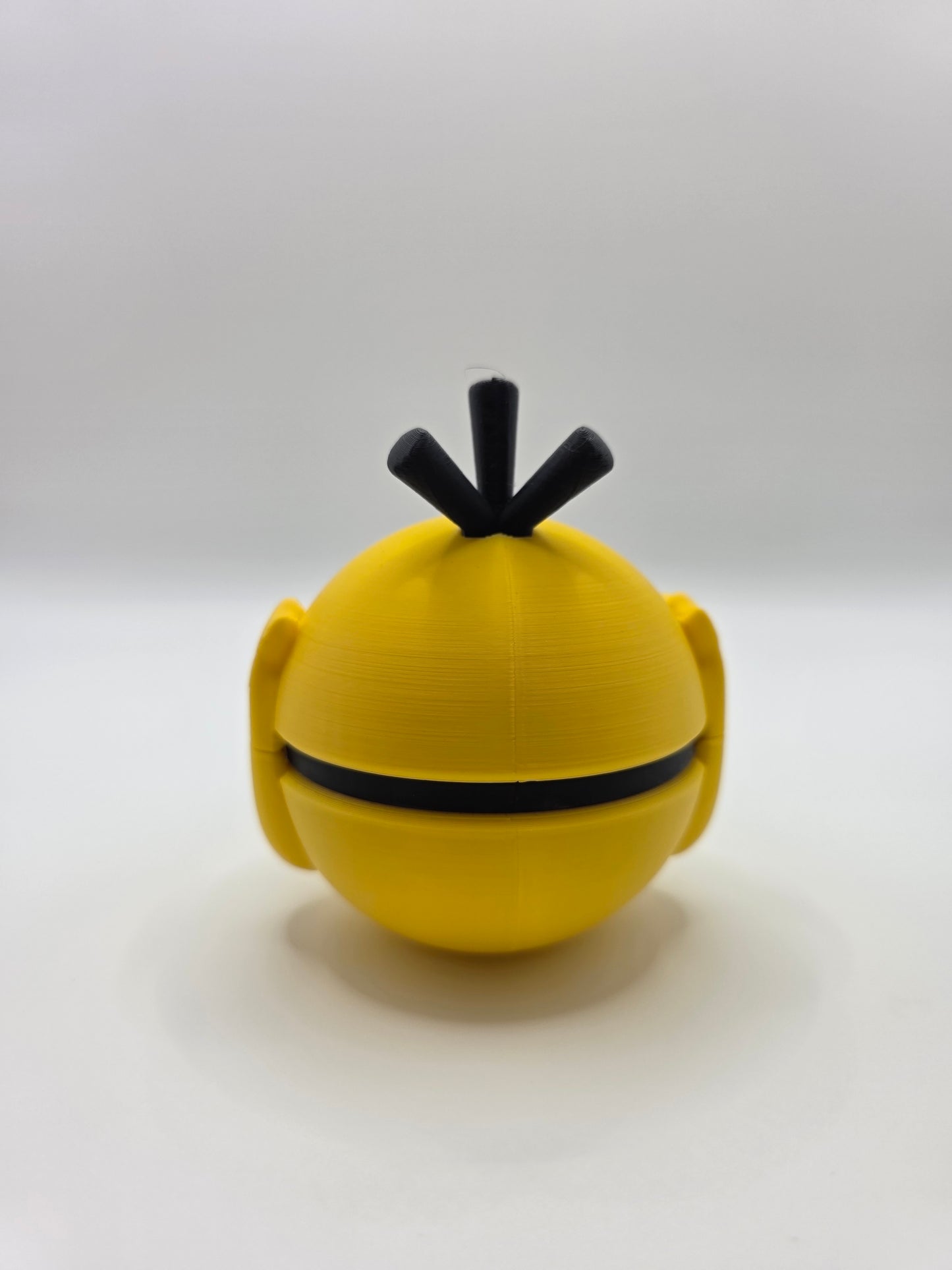 Character Design - 3D Printed Character Ball - Psyduck - Unique Display Collectible.