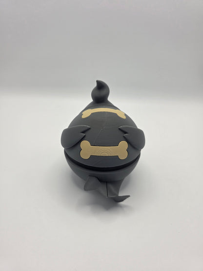 Character Design - 3D Printed Character Ball - Duskull - Unique Display Collectible.