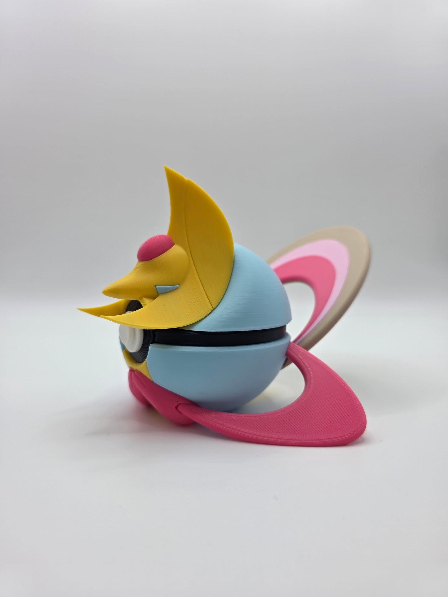 Character Design - 3D Printed Character Ball - Cresselia - Unique Display Collectible.