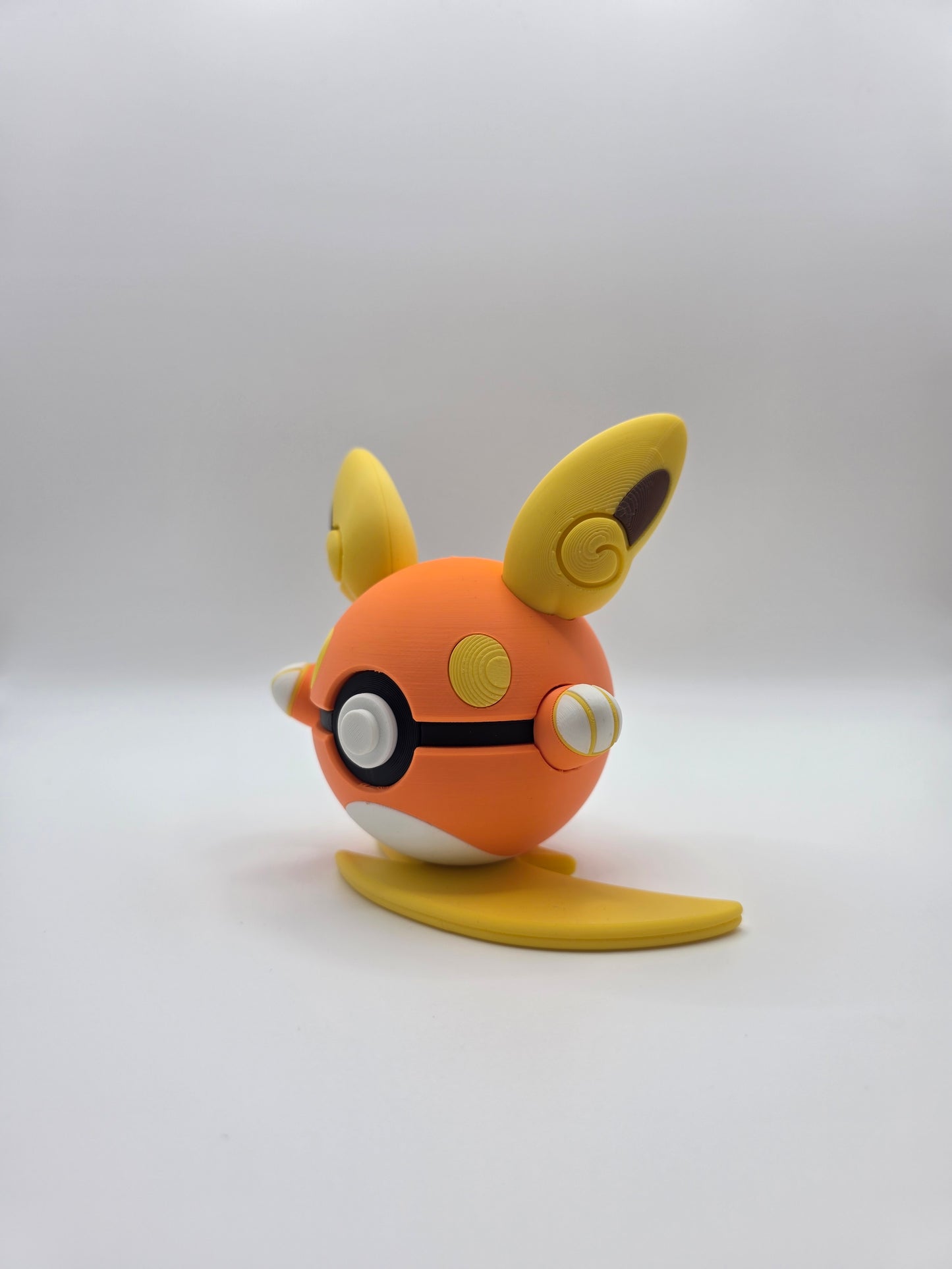 Character Design - 3D Printed Character Ball - Alolan Raichu - Unique Display Collectible.
