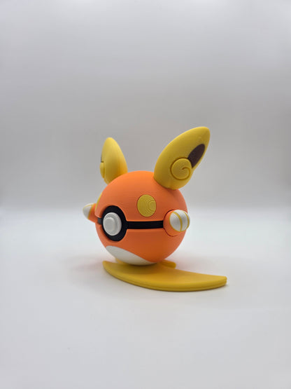 Character Design - 3D Printed Character Ball - Alolan Raichu - Unique Display Collectible.