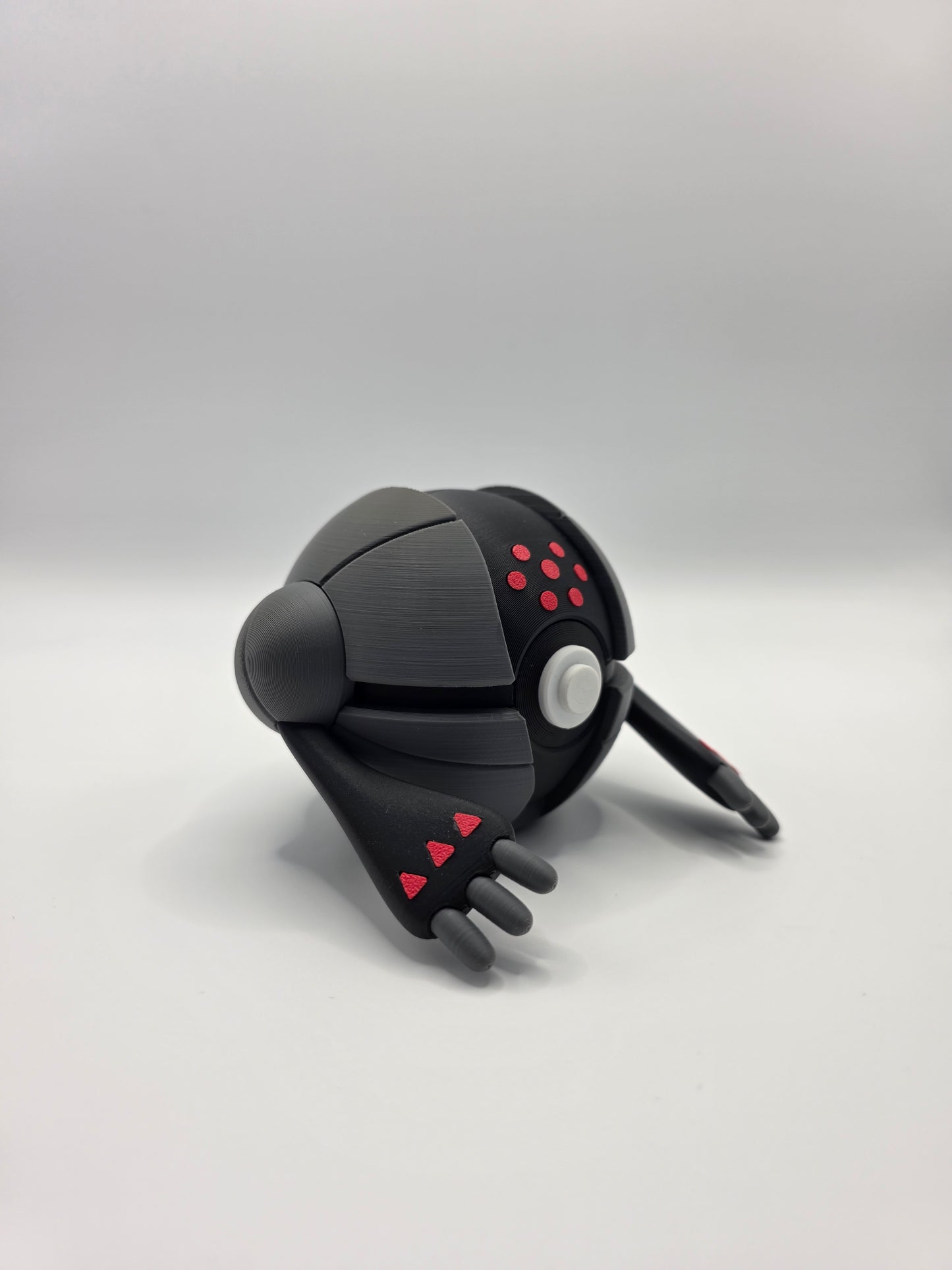 Character Design - 3D Printed Character Ball - Registeel - Unique Display Collectible.
