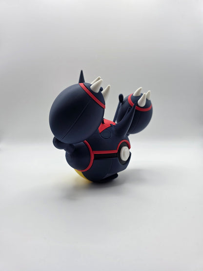 Character Design - 3D Printed Character Ball - Mega Heracross - Unique Display Collectible.
