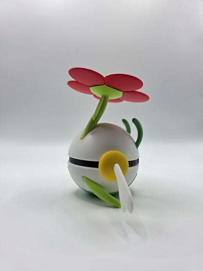 Character Design - 3D Printed Character Ball - Floette - Unique Display Collectible.
