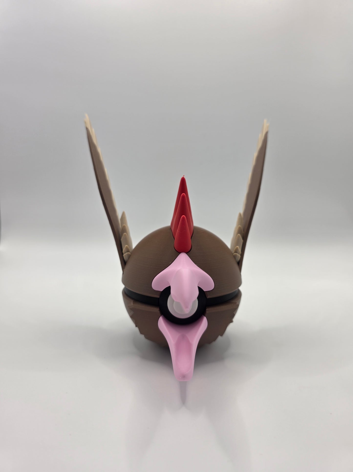 Character Design - 3D Printed Character Ball - Fearow - Unique Display Collectible.