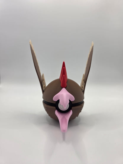 Character Design - 3D Printed Character Ball - Fearow - Unique Display Collectible.
