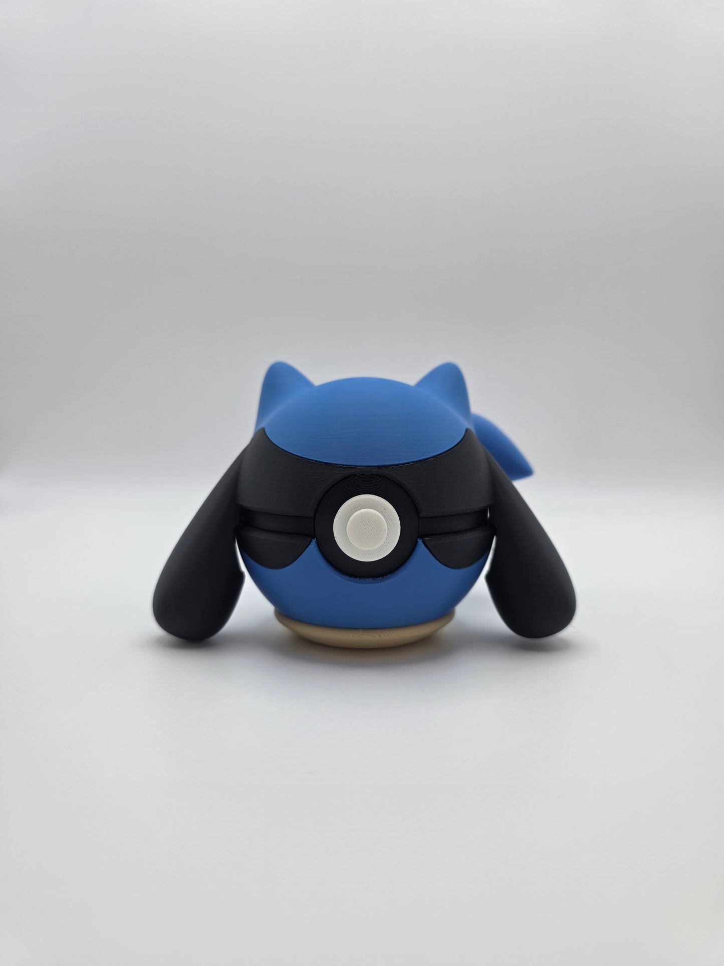 Character Design - 3D Printed Character Ball - Riolu - Unique Display Collectible.