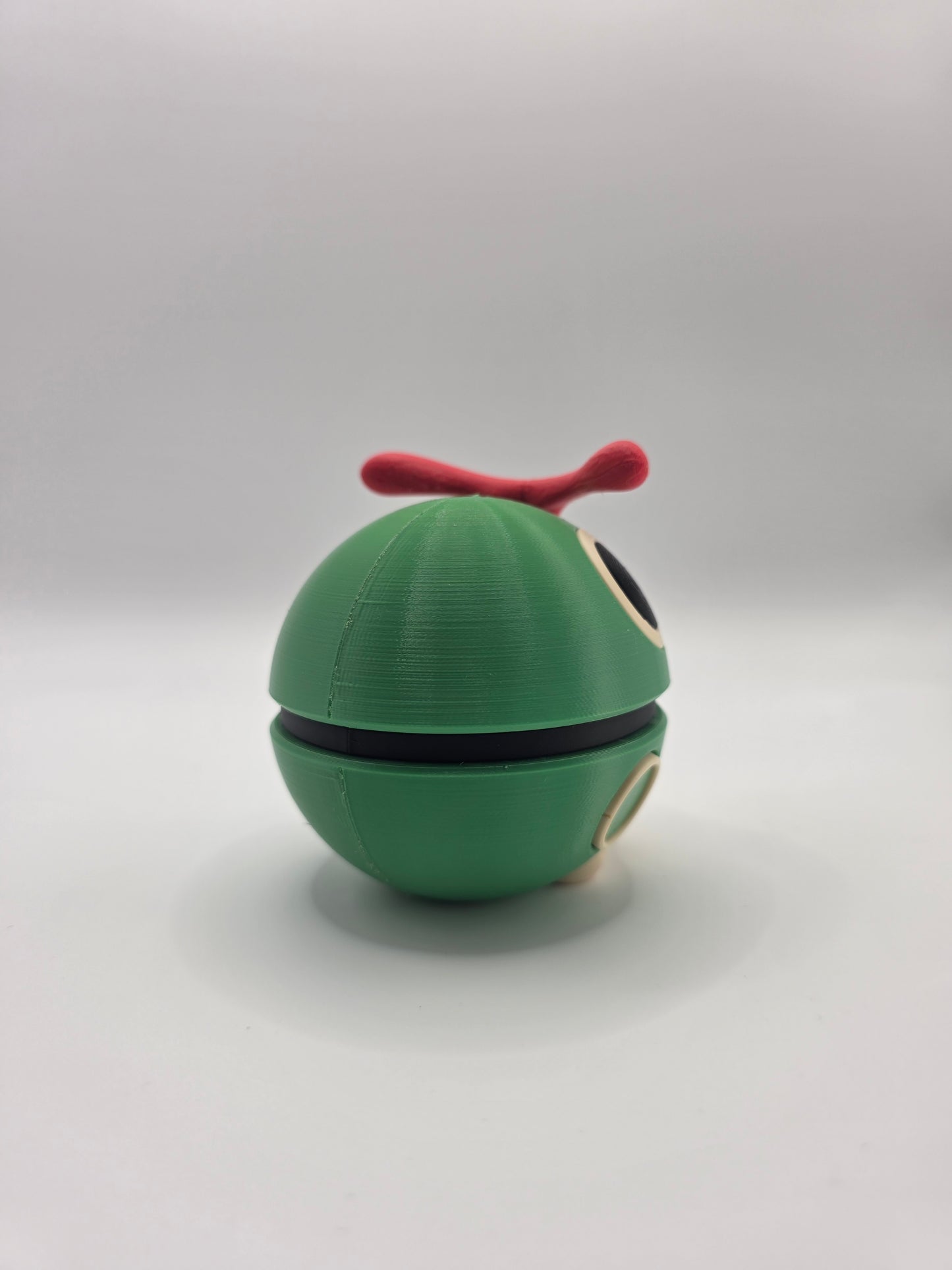 Character Design - 3D Printed Character Ball - Caterpie - Unique Display Collectible.