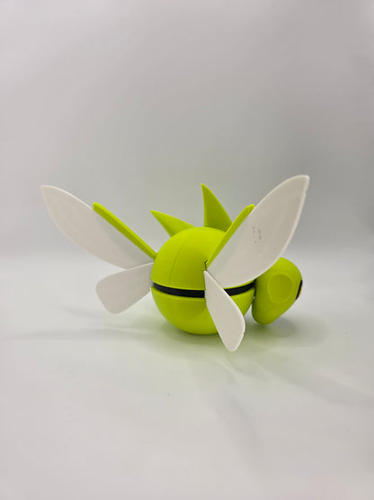 Character Design - 3D Printed Character Ball - Scizor - Unique Display Collectible.